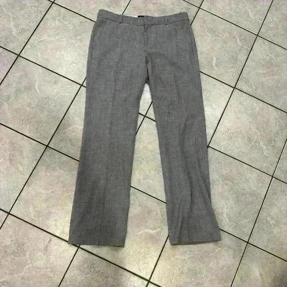 Banana Republic Gray Logan Trousers Size 6 - Picture 1 of 6
